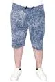 Big Size Mens Short   20037S Blue