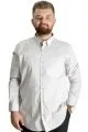 Big Size Shirt Ukol Cep Lycra Poplin 20350 Grey