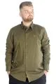 Big-Tall Mens Classic Shirt With Lycra 20351 Khaki