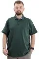 Battal Beden Erkek Tshirt Polo Yaka Cepli Klasik Pike 20552 Nefti NEFTI