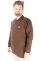 Erkek Sweat Polo Selanik Young Rich 20444 Kahverengi KAHVERENGI