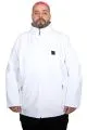 Büyük Beden Erkek Softshell Su Geçirmez Mont 21232 BEYAZ