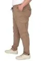 Big Size Trouser Cargo Jogger Milano 21912 Cappuccino