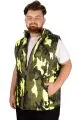 Büyük Beden Erkek Yelek Basic Kapşon Camouflage  21684 Haki [product_color]