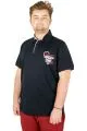 Büyük Beden T-shirt Polo Team 21308 Lacivert LACIVERT