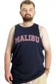 Big Size Mens Tshirt  Malibu 22129 Navy Blue