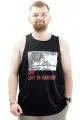 Big Size Mens T-Shirt  Lost 22130 Black