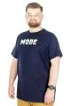 Büyük Beden T-Shirt Bis Yaka Mode 22196 Lacivert LACIVERT