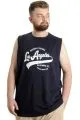 Big Size Mens athlete LOS ANGELES 23005 Navy Blue