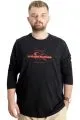 Big Size Mens T-Shirt Explore Further 23098 Black