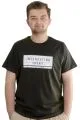 Big Size Mens T-Shirt INTERESTING IDEAS 23103 Khaki