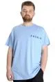 Big Size Mens T-Shirt PHOBIA 23143 Blue