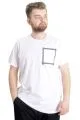 Big Size Mens T-Shirt CHNGYRMD 23204 White