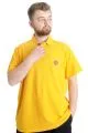 Big Size Mens T-Shirt Polo ADVENTURE 23323 Hardal