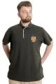 Big Size Mens T-Shirt Polo MODE TEAM 23324 Khaki