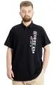 Big Size Mens T-Shirt Polo FLT 23329 Black