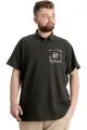 Big Size Mens T-Shirt Polo NYC 23332 Khaki