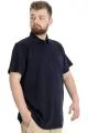 Big Size Mens T-Shirt Polo CARPE DIEM 23333 Navy Blue