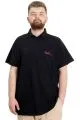 Big Size Mens T-Shirt Polo CARPE DIEM 23333 Black