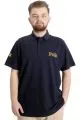 Big Size Mens T-Shirt Polo HORSE 23339 Navy Blue