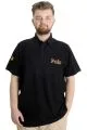 Big Size Mens T-Shirt Polo HORSE 23339 Black