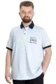 Big Size Mens Polo T-shirt DNM 23343 Blue