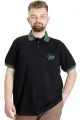 Big Size Mens T-Shirt Polo POTENT 23348 Black