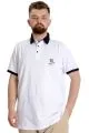 Big Size Mens Polo T-shirt TURNING PRIME 23349 White