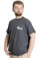 Big Size Mens Crew Neck T-shirt YAKUZA 23402 AntraMelange