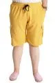 Big Size Mens Short Cargo Pocket WAFFLE 23500 Hardal