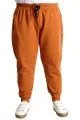 Big Size Mens Sweatpants Classic Mıstıca 23514 Cinnamon