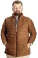 Big Size Mens Coat Süet 23625 Cinnamon