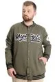 Big Size Mens College Coat My Field 23626 Khaki