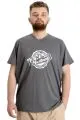 Büyük Beden Erkek V Yaka T-shirt MUSTANG 23034 Antramelanj [product_color]