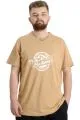 Büyük Beden Erkek V Yaka T-shirt MUSTANG 23034 Bej [product_color]