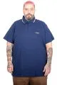 Plus Size Men Eagle Polo Collar T-Shirt 25315 Indigo