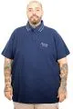 Plus Size Men Modeclub Polo Collar T-Shirt 25316 Indigo