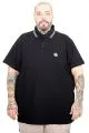 Big Size Men MD Polo Collar T-Shirt 25317 Black