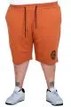Big Size Men 2 Thread Shorts Good Vibes 25503 Cinnamon