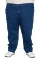 Plus Size Men Denim Gerze Blue Pants 25900 Blue