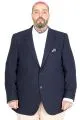Büyük Beden Erkek Mendi Blazer Ceket 26020 LACİVERT