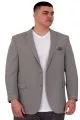 Büyük Beden Erkek Ceket Blazer Diago 23027 Gri