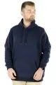 Büyük Beden Sweat Kapson Kangoroo Pocket Recycle B20532 LACİVERT LACIVERT