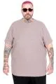 Big Size T-Shirt 20033 MILKY BROWN
