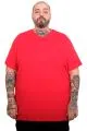 Men’s Big Size Basic V-Neck T-Shirt 20150 Red