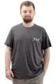 Big Size Mens T-shirt Crew Neck T-Shirt NYC U24068 AntraMelange