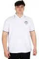 Big Size Mens Polo T-shirt Waffle Mr.Polo U24298 White