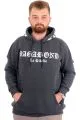Mens Big Size Sweatshirt with pocket VAGABOND U24546 AntraMelange