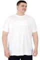 Büyük Beden Erkek T-Shirt Bisiklet Yaka Craft U25016 Beyaz