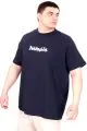 Büyük Beden Erkek T-Shirt Bisiklet Yaka DIMENSION U25025 Lacivert